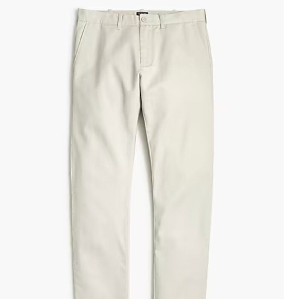 J. Crew Factory Slim-fit flex chino pant in Stone NWT 38/32